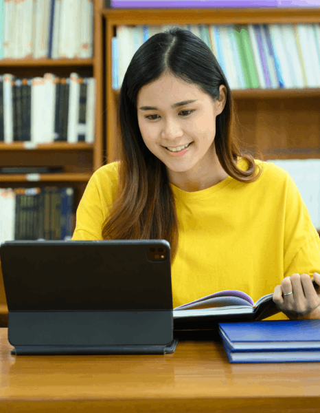 An applicant uploads a university application packet while dutch translation services translate academic records for review.