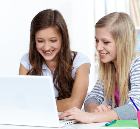 Students upload a bilingual manuscript to a journal portal as same day translation services finalize academic formatting.