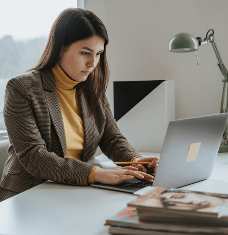 A translator providing quality assurance checks to ensure the accuracy and reliability of academic content translations.