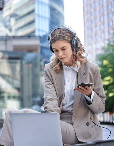 A captioner delivering frame accurate subtitles to a New York indie film production, ensuring clear speaker identification.