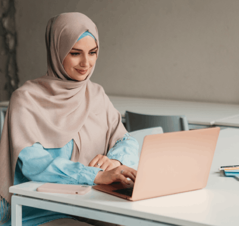 Expert translator working on financial translations for businesses in New York to meet global market needs.