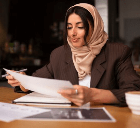 Professional translator working on Arabic documents, ensuring accurate translations for businesses expanding globally. Professional translator working on Arabic documents, ensuring accurate translations for businesses expanding globally.