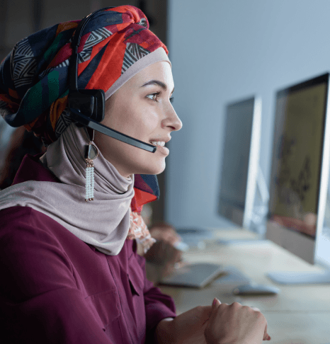 A customer benefits from low cost Arabic voiceover services for their commercial, using a professional voice actor.