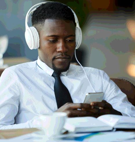 An editor cleans phone audio, then Somali Transcription Services proofread the transcript to ensure every word is clear.