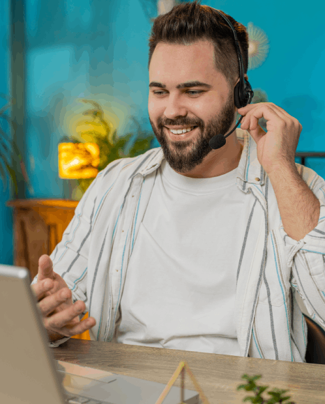 Client utilizing Audio translation to translate podcasts and interviews into multiple languages for a global audience.