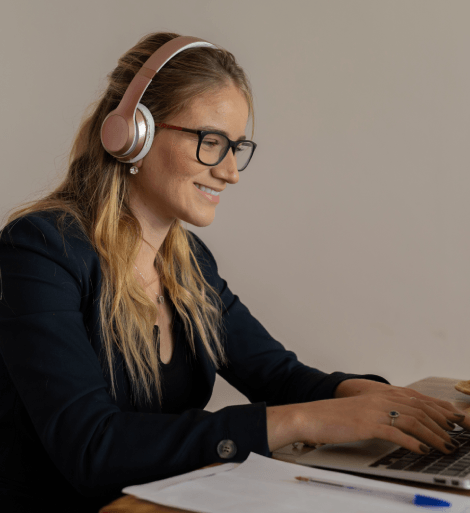 QA reviewer audits Amazon Captioning Services captions against final audio, confirming 99% accuracy and strict QA.