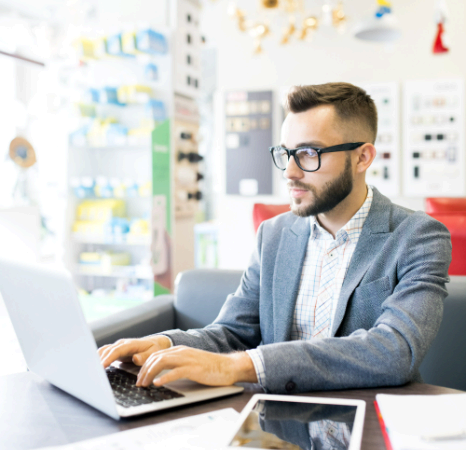 A B2B marketer edits a product page headline, using website translation services to improve business buyer clarity.