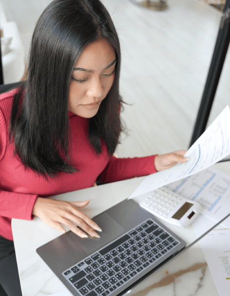 A marketing team compares bilingual ad copy while Magazine Translation Services preserve brand voice across campaign pages.