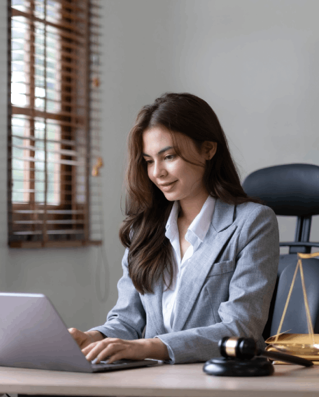 An ATA-certified linguist checks legal terminology as one hour translation services finalize court and immigration pages.