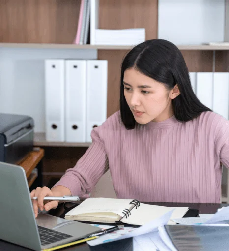 A client uploads scanned certificates and application pages to order fast translation services and track approval steps.