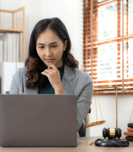 A paralegal organizes a certified criminal record translation from korean translation services new york for a USCIS case.
