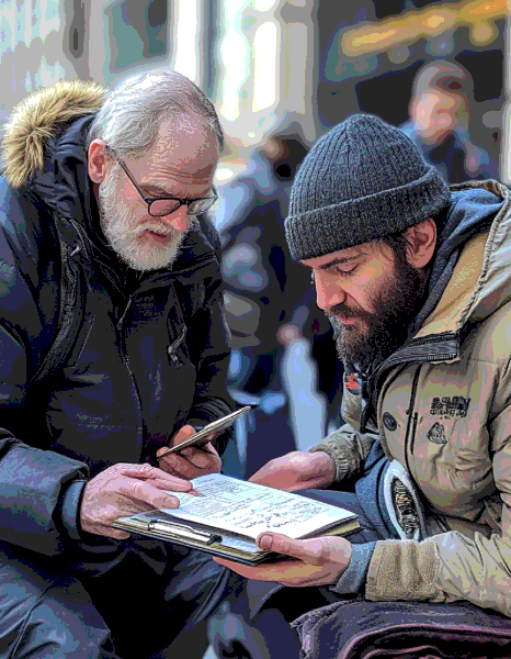A linguist uses a QA checklist and side-by-side view while delivering Hebrew Translation Services with careful checks.