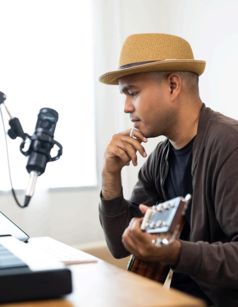 A copywriter reviews a commercial script and pronunciation notes while Haitian Creole Voice Over Services prep corporate.