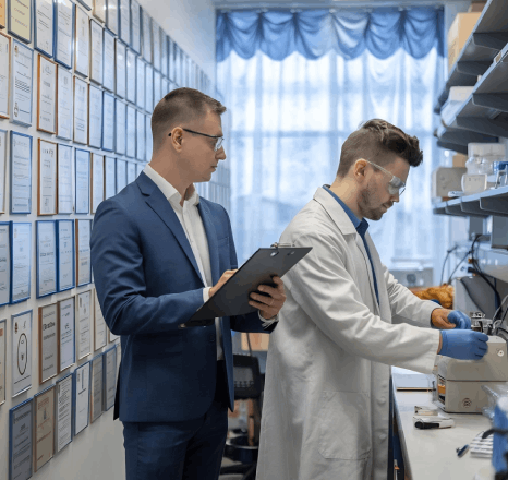 A regulatory specialist compares EMA and FDA templates, using life sciences translation services for compliance checks.