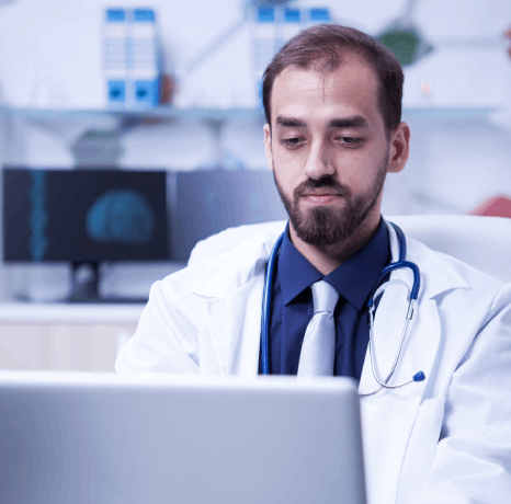 Doctor using Medical Translation Services to translate medical consent and compliance documents with accuracy.