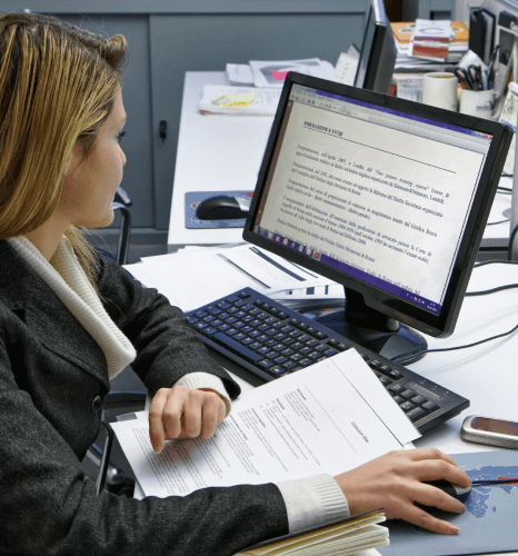 A legal typist format a legal court brief with numbered headings, citations, and clean spacing for filing.