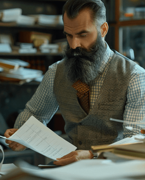 A marketer reviews a localized ad as Farsi Translation Services refine dialect tone and cultural style for the region.