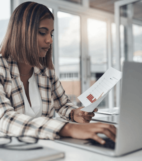 A localized invoice PDF is compared side by side as pdf translation services convert dates and currencies per region.