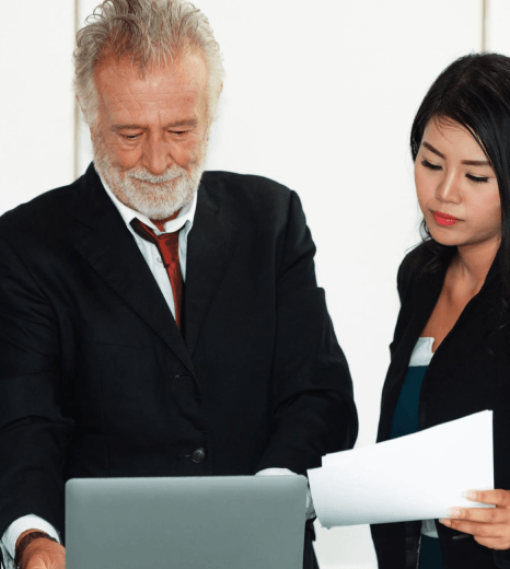 A litigation assistant requests a custom format as depositions transcription services label speakers and apply case rules.
