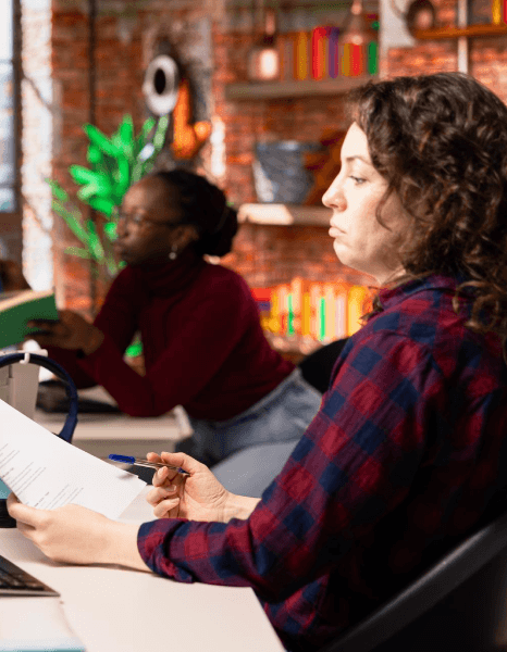 Word processing services create customized accessible formatting with clear headings and lists for diverse audiences.