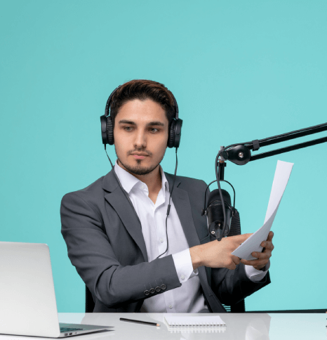 Professional narrator delivering accurate audio description, ensuring viewers fully grasp visual content seamlessly. Professional narrator delivering accurate audio description, ensuring viewers fully grasp visual content seamlessly.