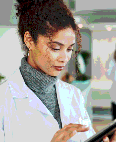 A linguist builds a translated documentation packet, providing medical device translation services in New York for launch.