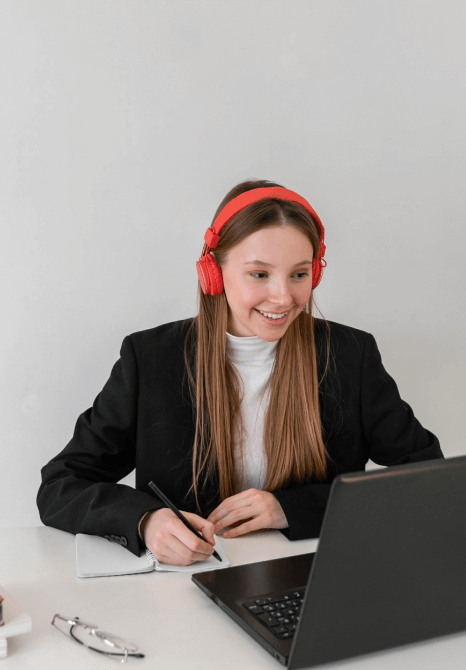 A transcriber handling business transcription service in New York, accurately documenting corporate meetings & presentations. A transcriber handling business transcription service in New York, accurately documenting corporate meetings & presentations.