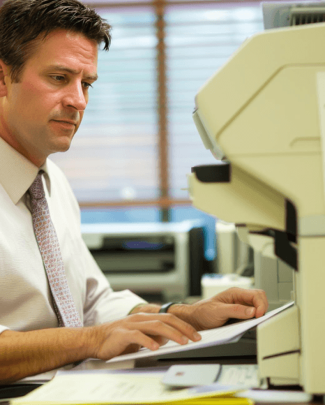 Professional typist convert scanned pages into a structured digital DOCX file with headings, styles, and search.