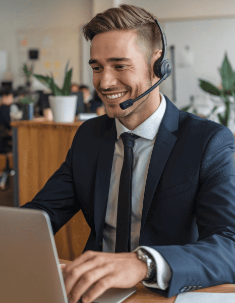 Business professional providing Dutch transcription services for accurate corporate discussions, ensuring timely records.