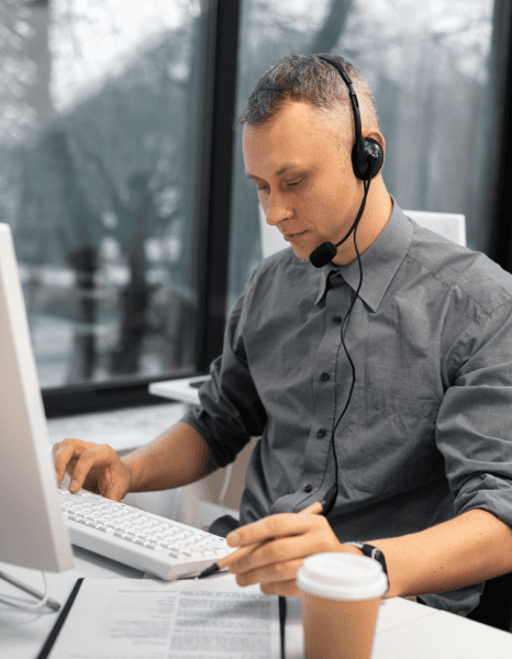 Customer benefiting from Dutch transcription services to make religious sermons accessible to congregation members.