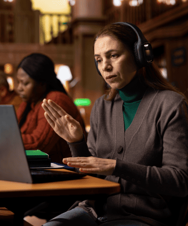A transcriptionist accurately transcribing Dutch content for timely delivery in business, academic, or legal settings. A transcriptionist accurately transcribing Dutch content for timely delivery in business, academic, or legal settings.