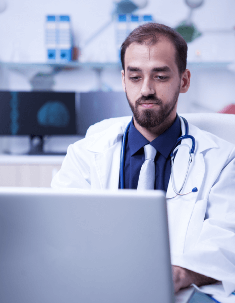 The doctor ensuring patient safety using Dutch Translation Services for clinical documents and medical records.