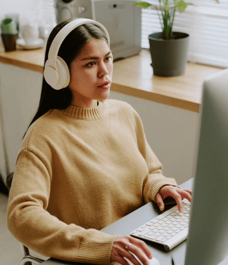 Customer uses captions with E-learning captioning services to improve staff learning comprehension and quality.