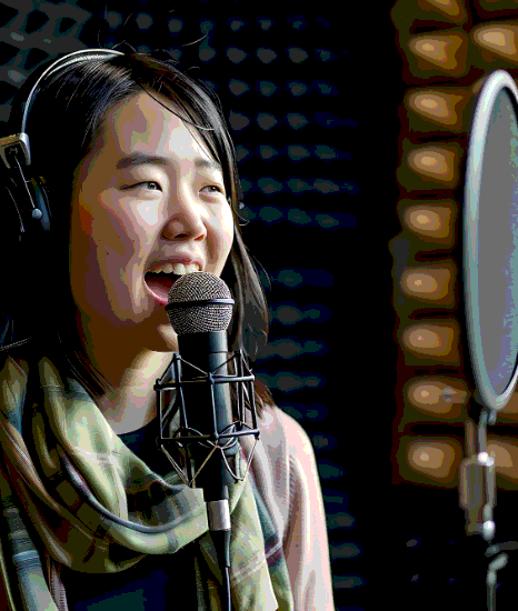 An editor reviews waveforms from Vietnamese Voice Over Services for engaging audio content to keep pacing lively and clear.