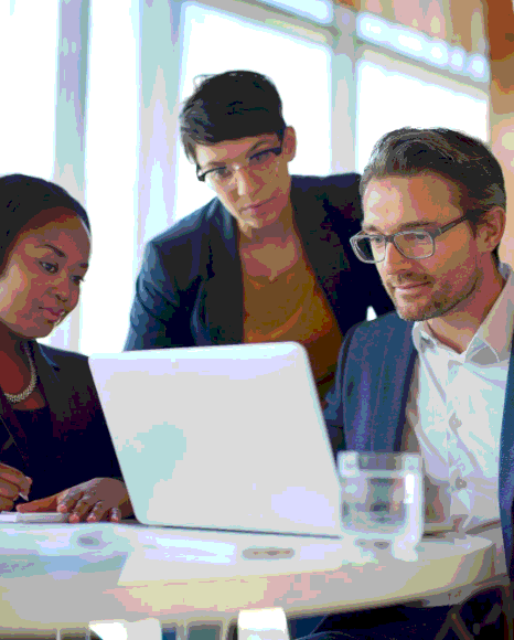 A legal team checks fields on Death Certificate Translation services in New York, including date, location, and cause.