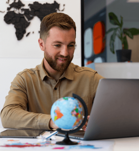 A translator is providing certified video translation to reach multilingual audiences cost-effectively and efficiently. 