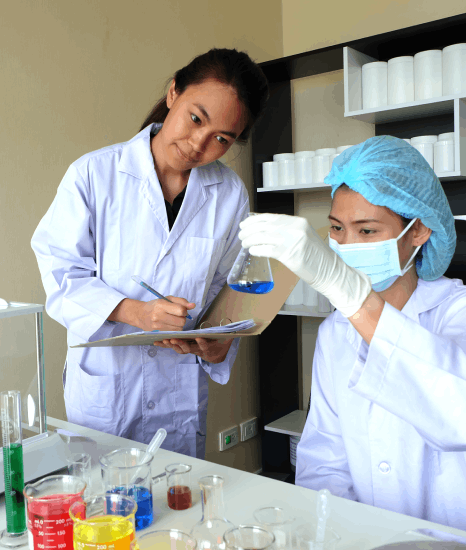 A quality reviewer compares CTD sections for FDA and EMA requirements, validating pharmaceutical translation services output.