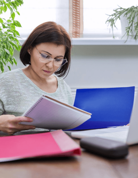 A client uploads files to a web portal where Georgian translation services provide quality-focused support and updates.