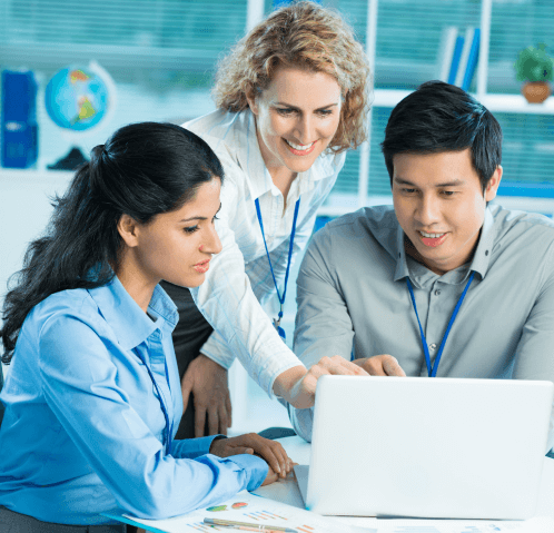 Translator reviews global health and safety documents using health and safety translation services for compliance.