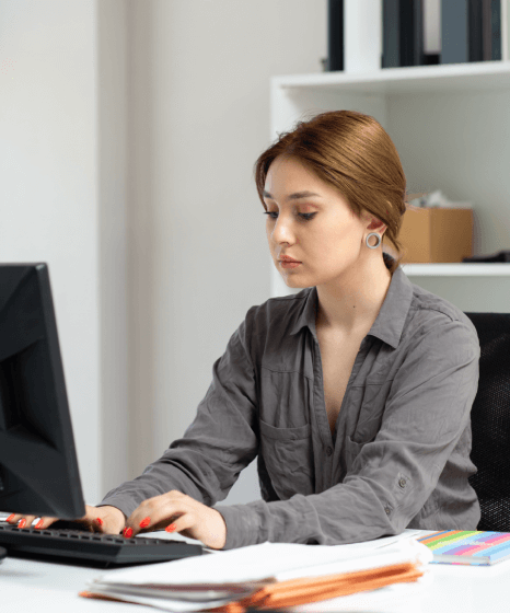 The customer is benefiting from Russian translation services in New York City through quality checks and proofreading.