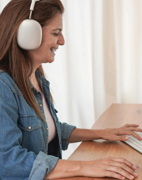 A QA specialist checks industry-specific language subtitling services for medical training audio, timing, and key terms.