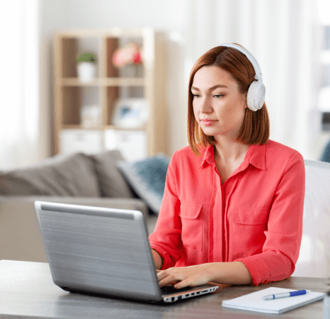 Client uploads a video link, script and glossary to Amazon Captioning Services intake to start captions quickly.