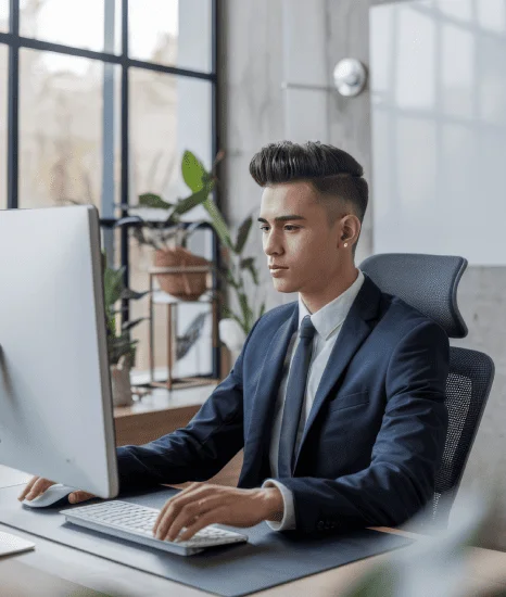A translator working on legal contract translation for a Manhattan law firm to ensure compliance with international laws.