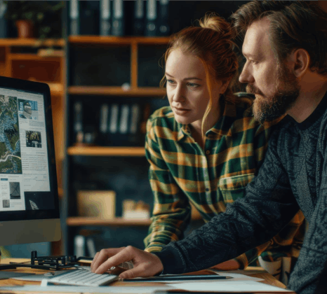 A web editor updates a Slovenian UI style guide as Slovenian translation services localize tone, SEO, and labels.