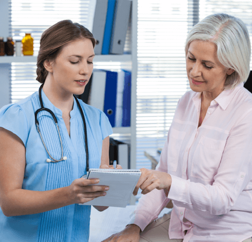 A healthcare professional uses accurate medical record to ensure seamless patient care and treatment delivery.