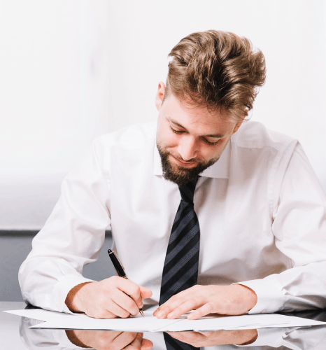 A legal assistant prepares a court packet while Bulgarian translation services deliver multiaudience formatting for filings.