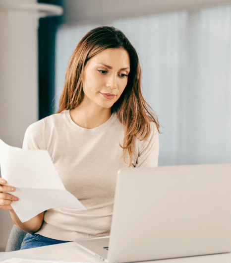 A client utilizing end to end multilingual DTP services, ensuring perfect document production from concept to completion.