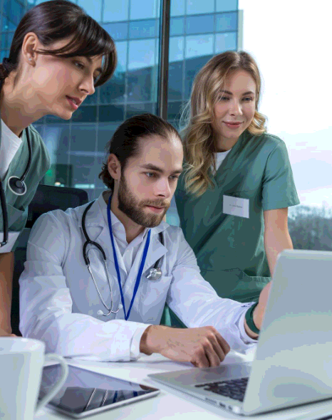 Hospital staff label multilingual folders for patient consent form translation services in New York to match unit intake.
