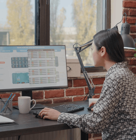 Staff use numeric data entry services to add multilingual labels and regional number formats to customer records.