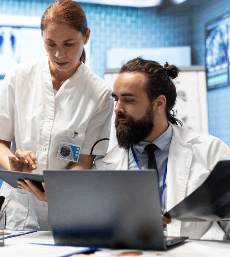 A project manager tracks multilingual pharmaceutical translation services across 100+ languages for a global launch.